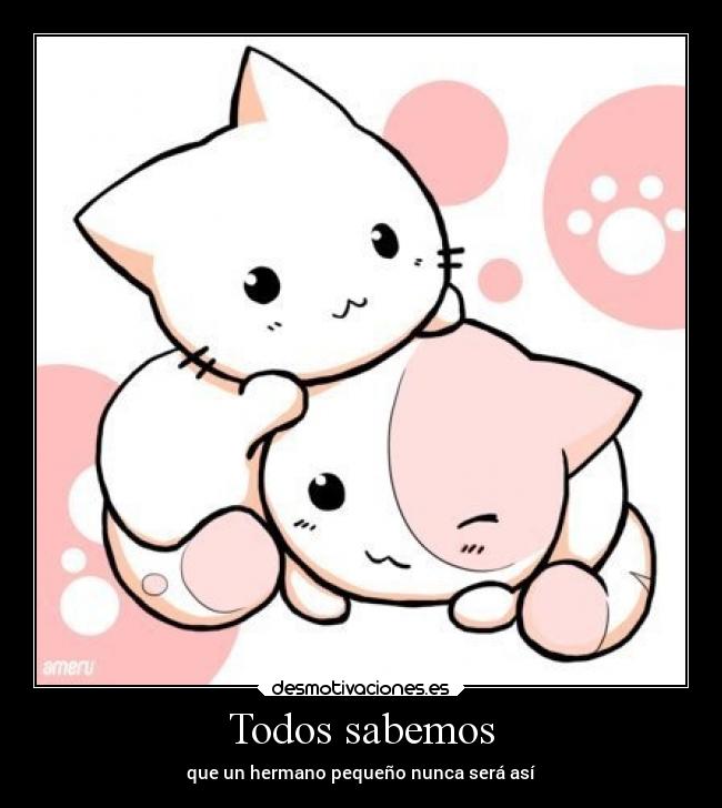 Todos sabemos - que un hermano pequeño nunca será así