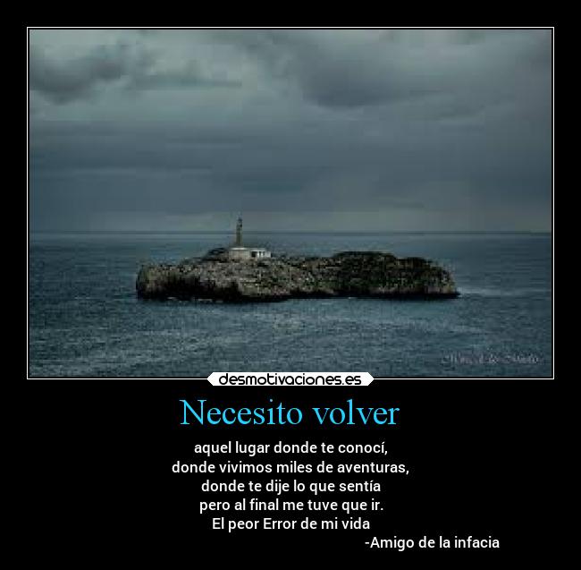 Necesito volver - 
