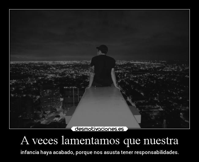 carteles infancia vida andrew thesmokingpoet desmotivaciones