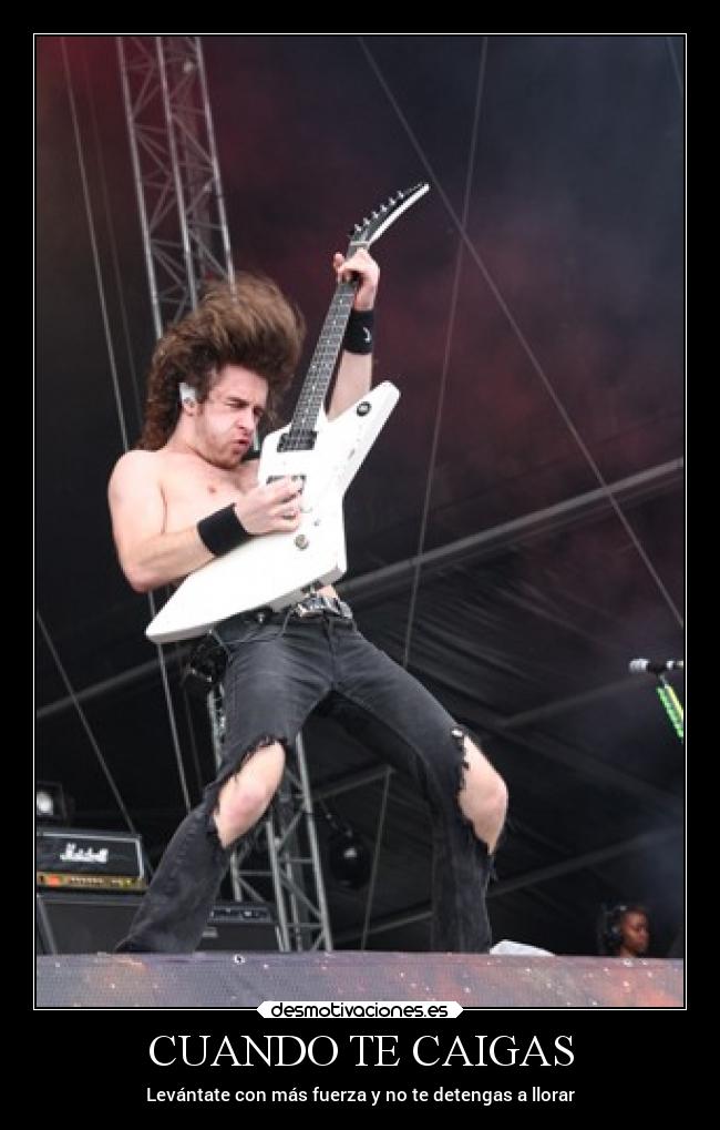 CUANDO TE CAIGAS - Levántate con más fuerza y no te detengas a llorar