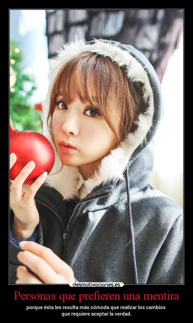 Personas que prefieren una mentira -