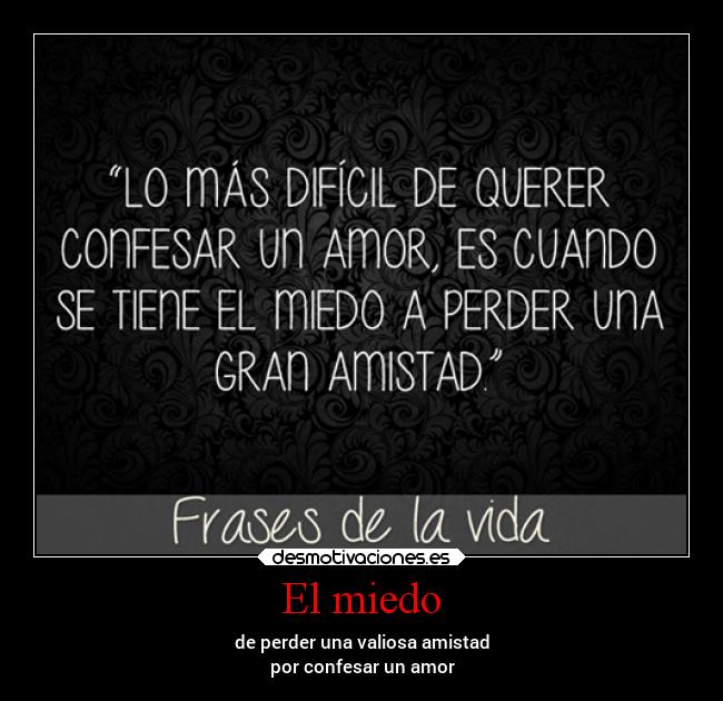 El miedo - 