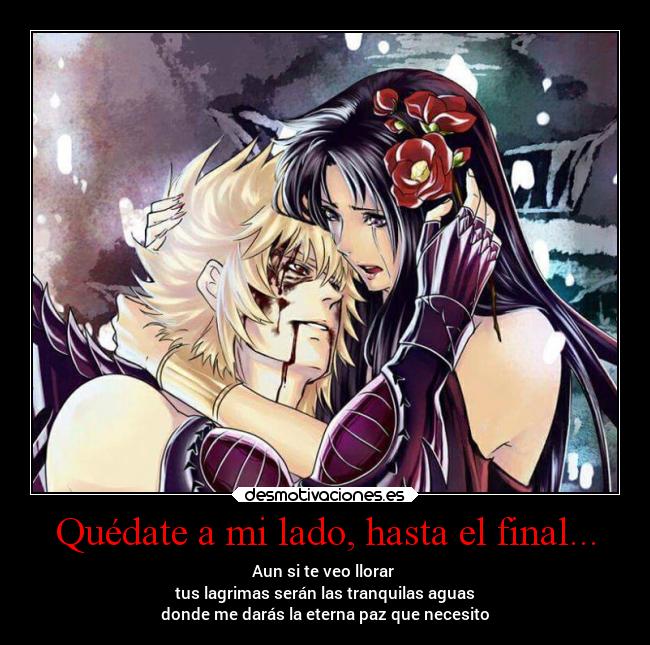 carteles muerte amor anime hasta desmotivaciones