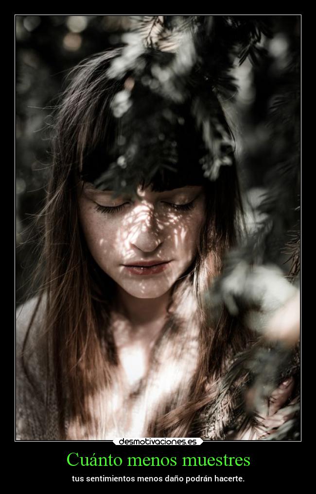 Cuánto menos muestres - 