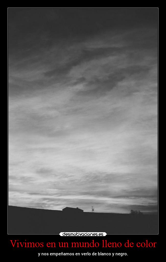 Vivimos en un mundo lleno de color - 