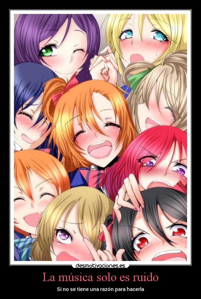La música solo es ruido -