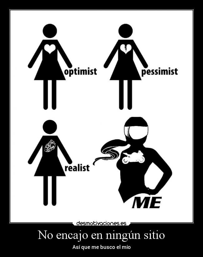 No encajo en ningún sitio - 