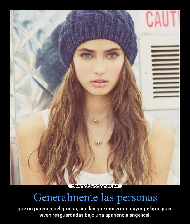 Generalmente las personas - 