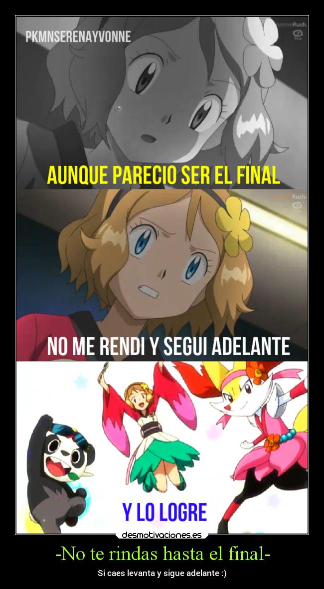 -No te rindas hasta el final- - 