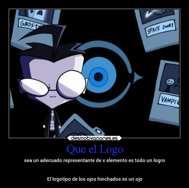 Que el Logo - sea un adecuado representante de x elemento es todo un logro


El logotipo de los ojos hinchados es un ojo