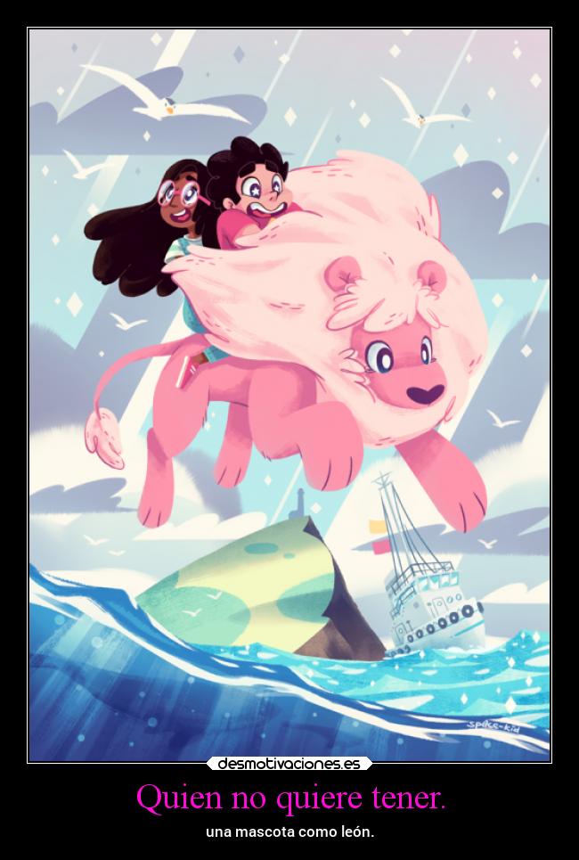Quien no quiere tener. - una mascota como león.
