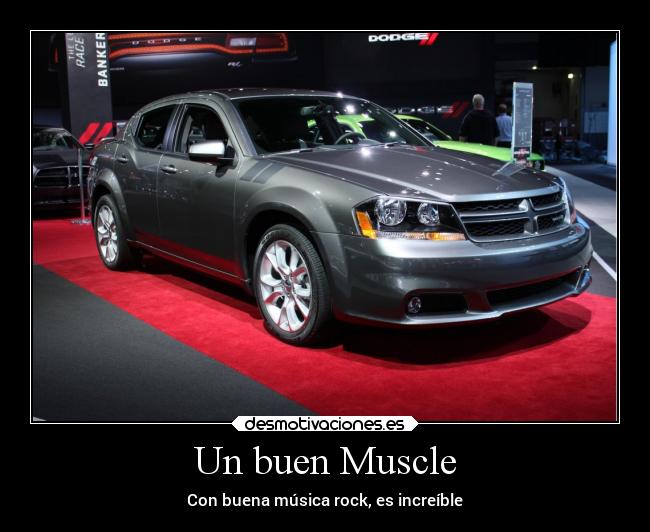 Un buen Muscle - Con buena música rock, es increíble