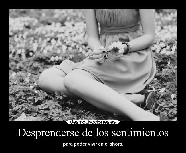 Desprenderse de los sentimientos -