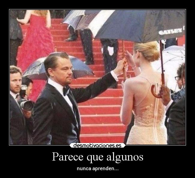 Parece que algunos - nunca aprenden...