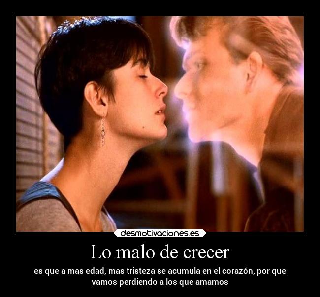 Lo malo de crecer -