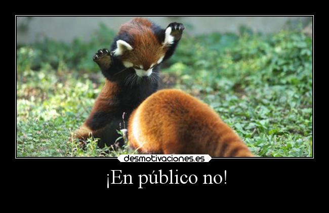 ¡En público no! - 