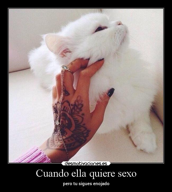 Cuando ella quiere sexo - 
