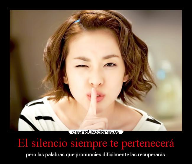 carteles silencio vida criticas silencio palabras projectd desmotivaciones