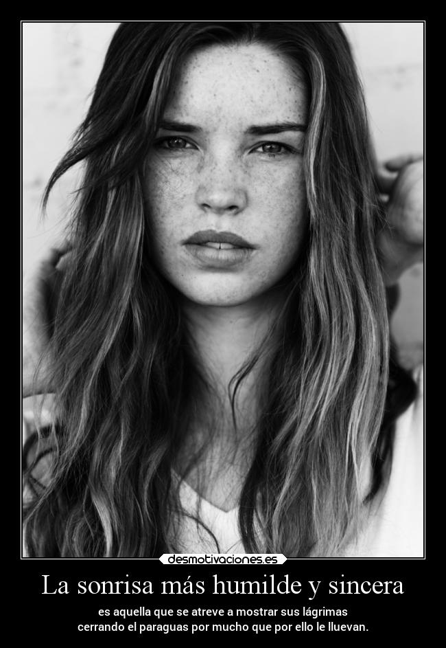 La sonrisa más humilde y sincera - 
