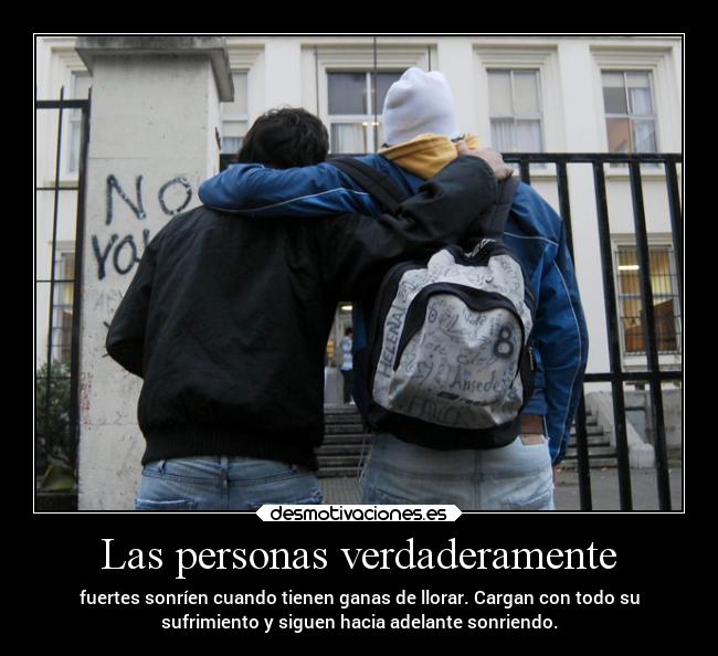 Las personas verdaderamente -