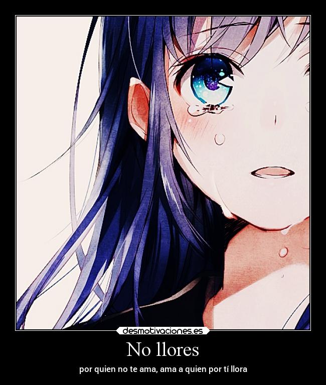 carteles tristeza desamor anime desmotivaciones