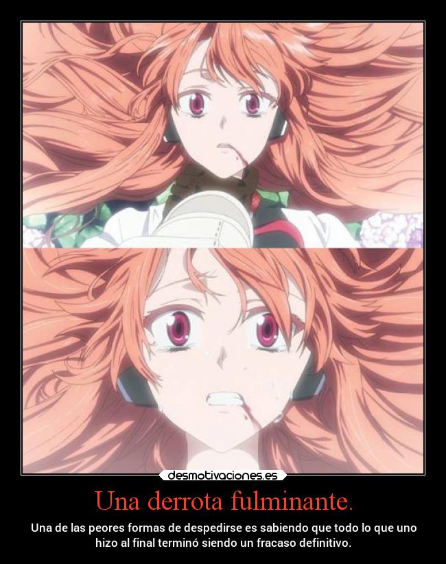 Una derrota fulminante. -