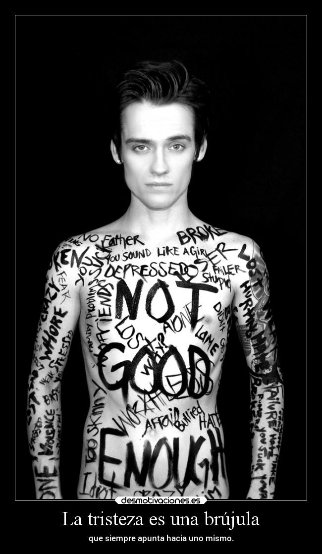 carteles tristeza tatuajes arte alternativo argentina falsos pintura triteza hora desmotivaciones