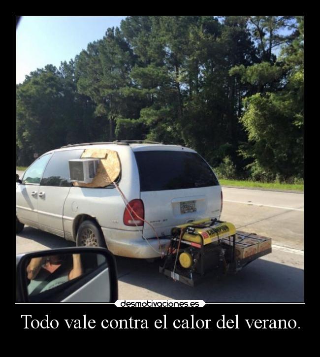 Todo vale contra el calor del verano. - 