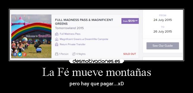 La Fé mueve montañas - 