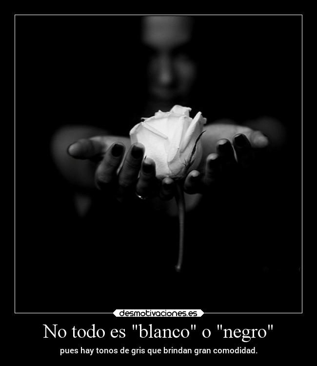 carteles vida blanco negro gris metafora desmotivaciones