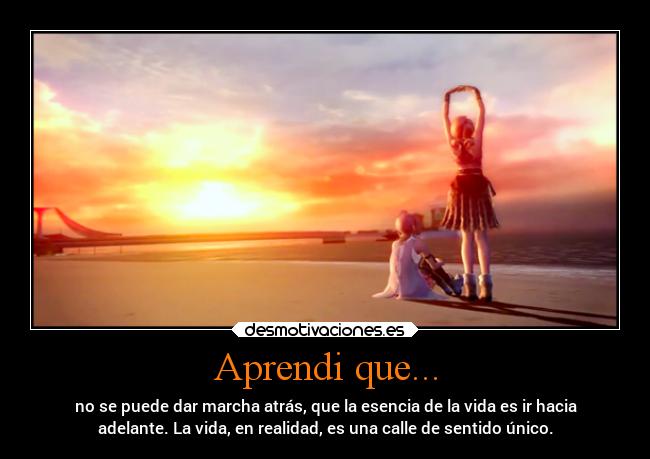 Aprendi que... - 