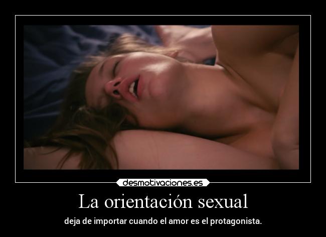 La orientación sexual - 