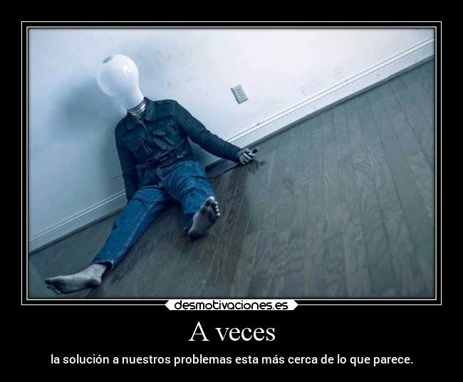 A veces -