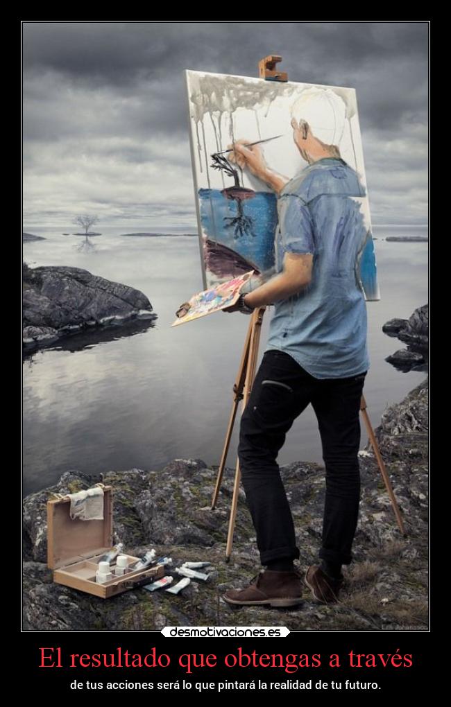 El resultado que obtengas a través -