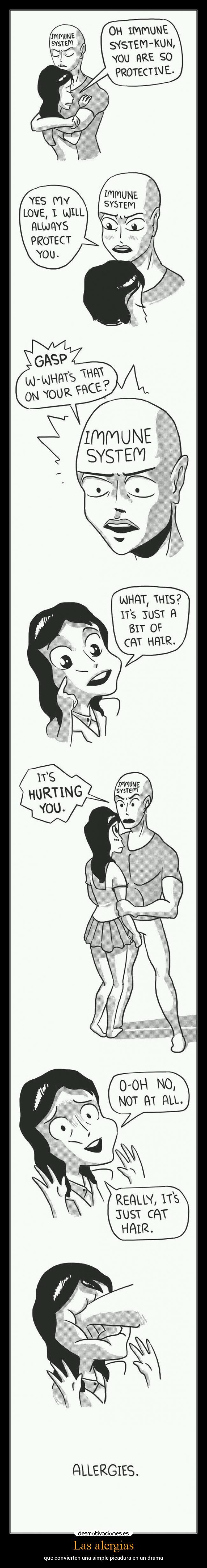 Las alergias - que convierten una simple picadura en un drama