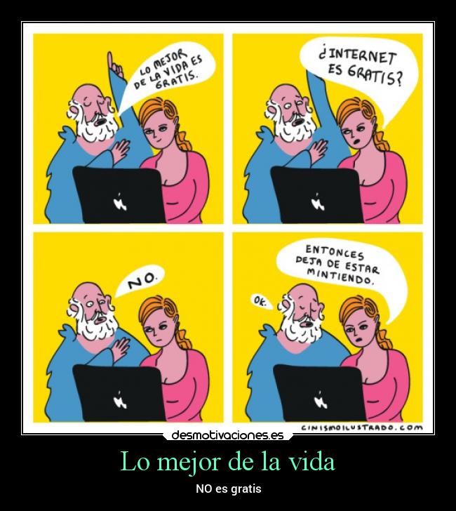 carteles vida vida gratis interner wifi desmotivaciones