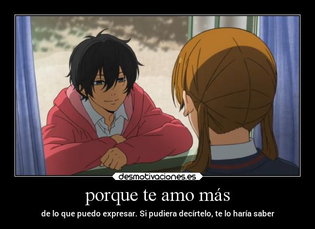 porque te amo más -
