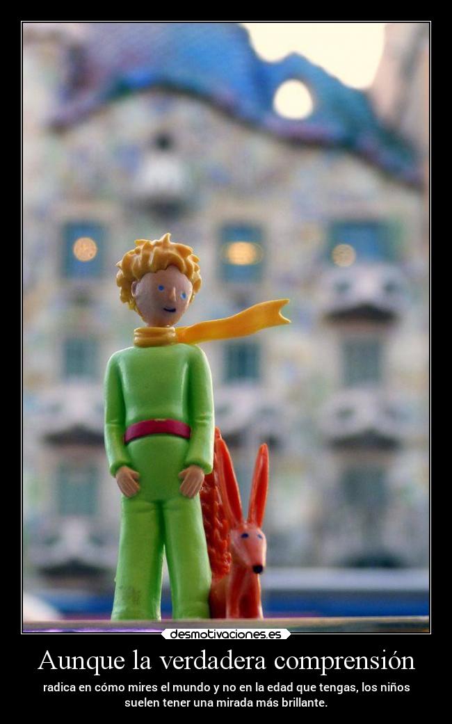 Aunque la verdadera comprensión - 