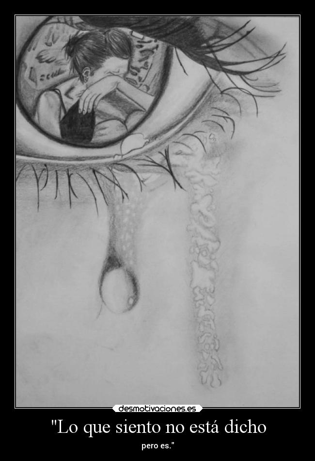 Lo que siento no está dicho - 