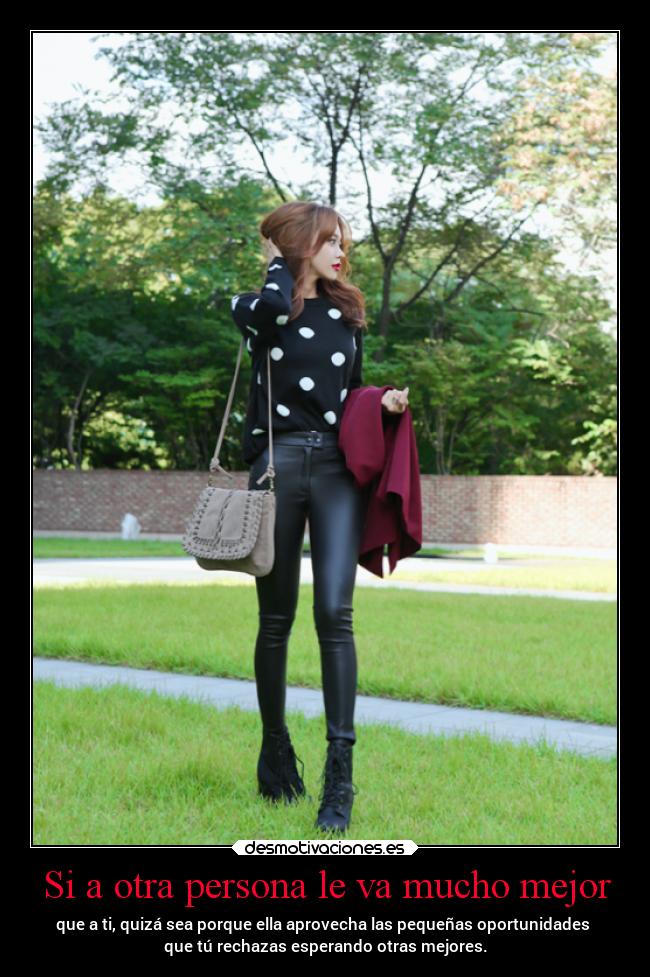 Si a otra persona le va mucho mejor - 