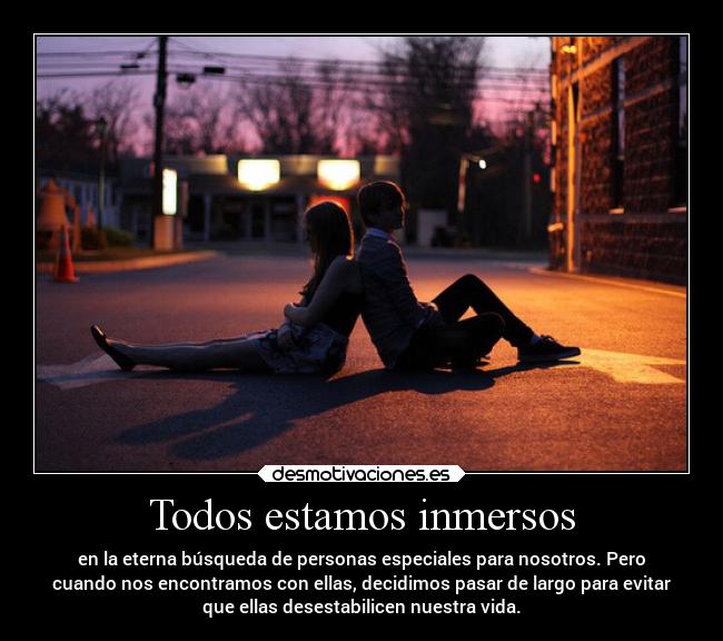 Todos estamos inmersos -