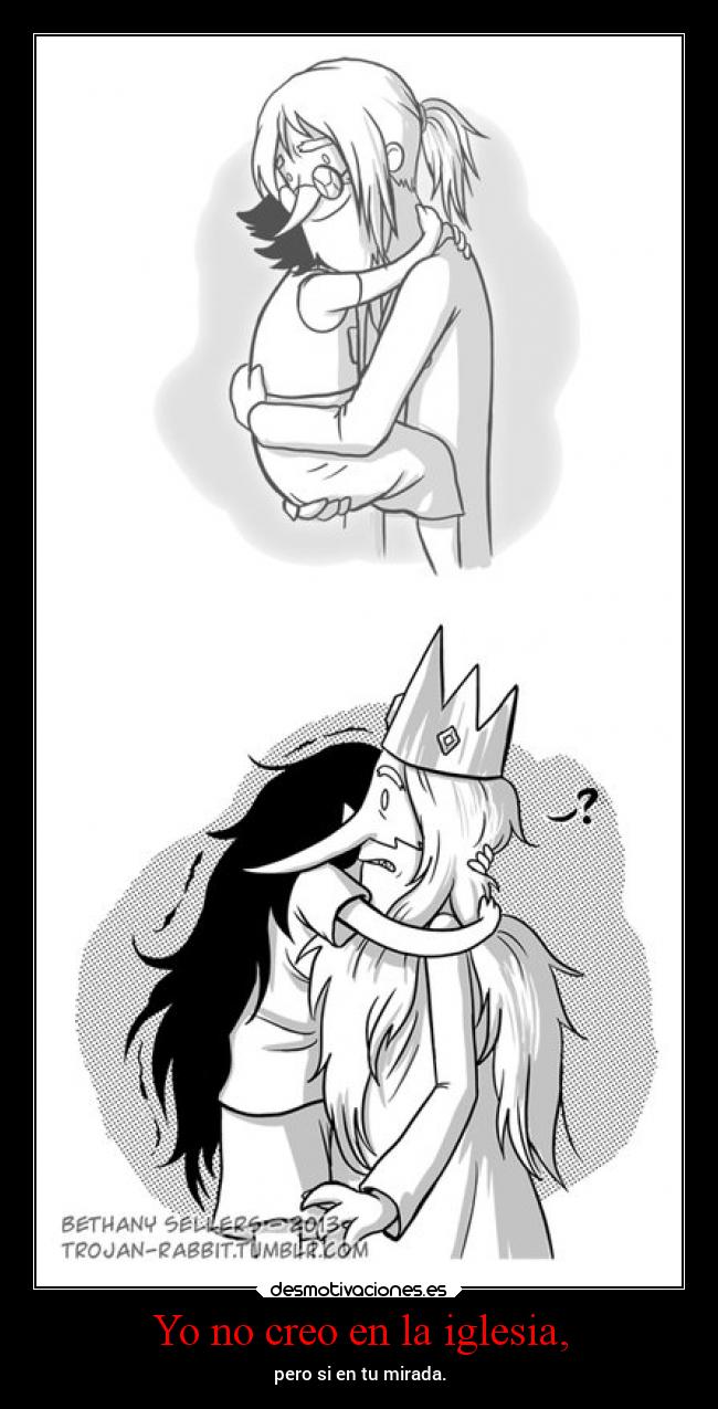 Yo no creo en la iglesia, -