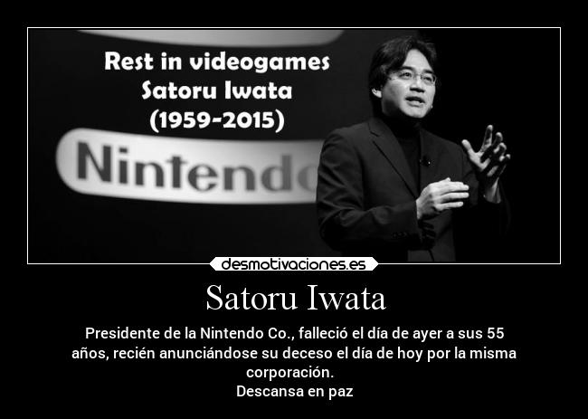 Satoru Iwata -