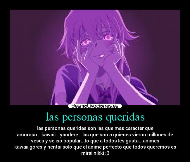 las personas queridas -
