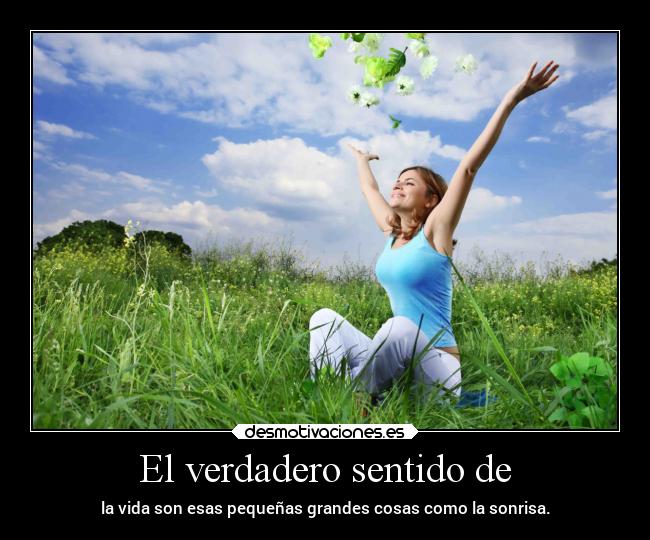 El verdadero sentido de - 