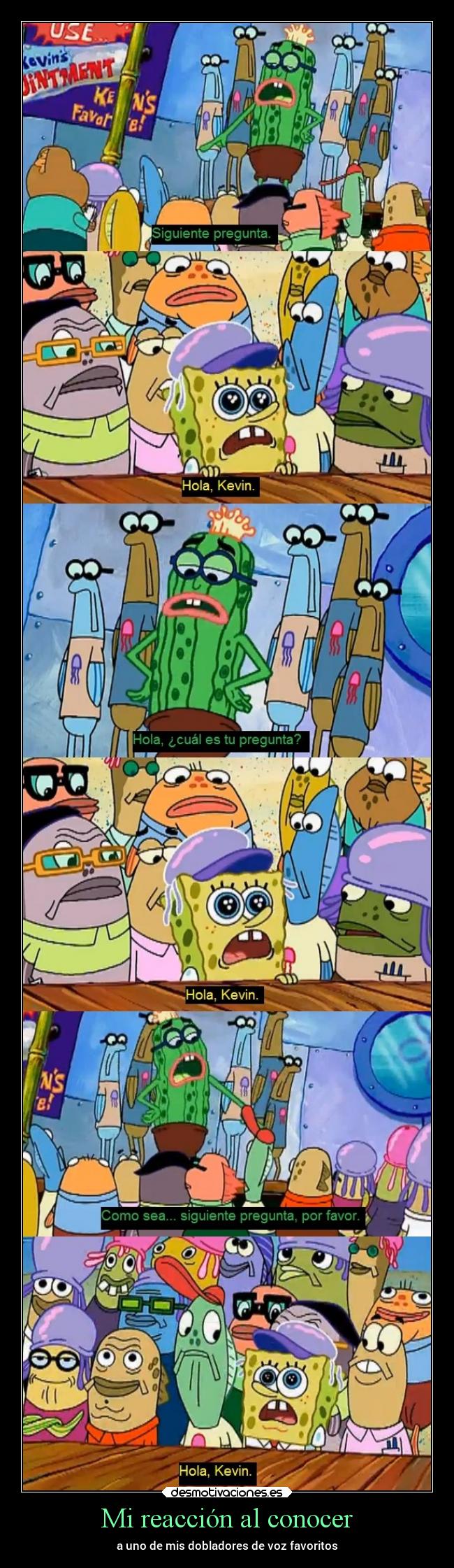 Mi reacción al conocer - a uno de mis dobladores de voz favoritos