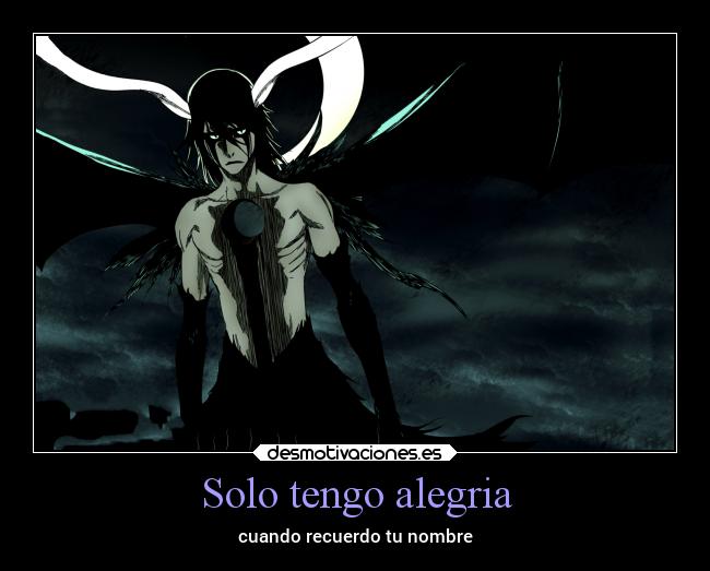 Solo tengo alegria -