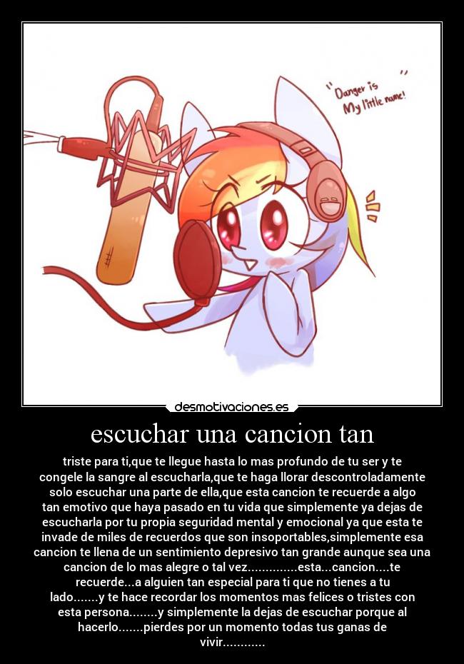 carteles alegria musica desmotivaciones pony depresion colores rainbow desmotivaciones