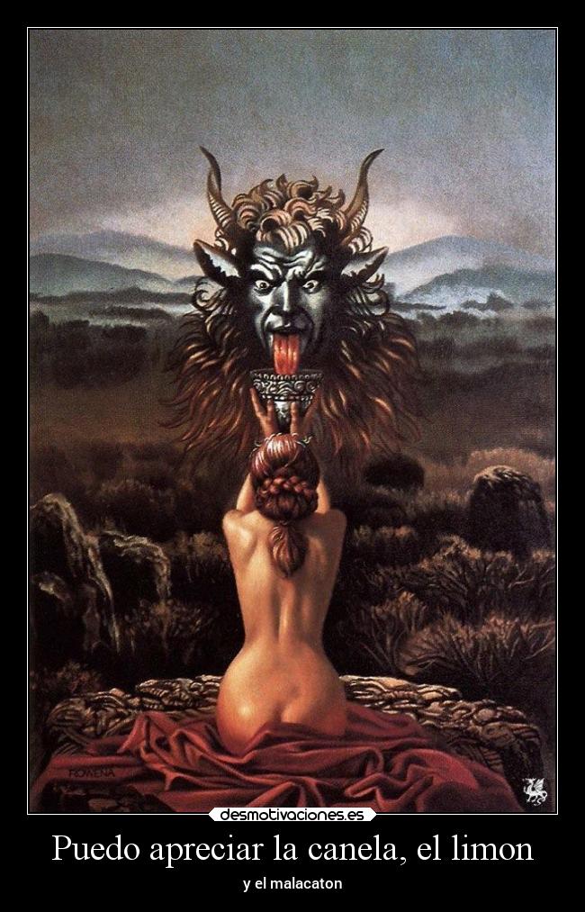 Puedo apreciar la canela, el limon - 