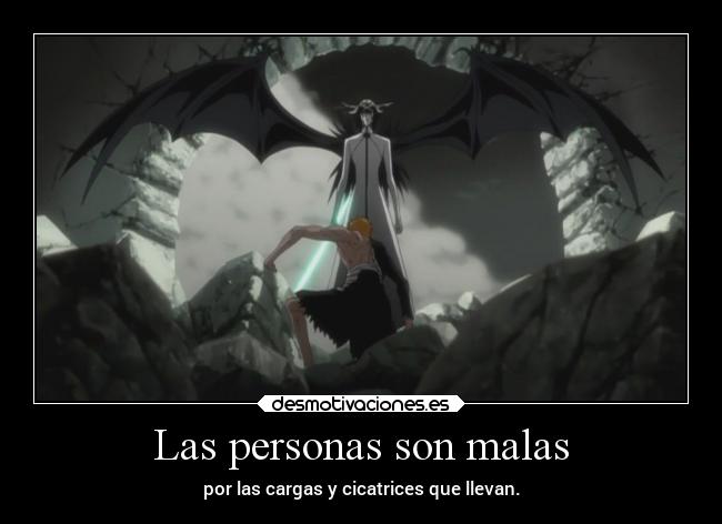 Las personas son malas -